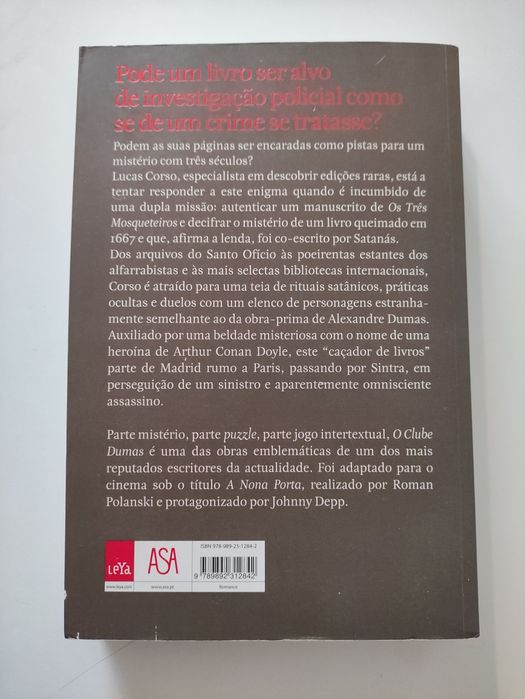 Clube Dumas de Arturo Pérez-Reverte