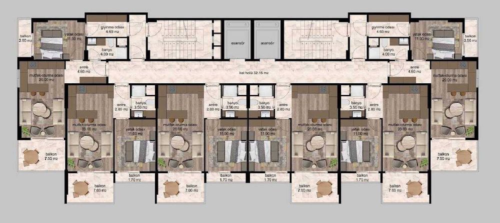 АКЦИЯ! Недвижимость в Турции у моря, квартиры в Мерсине от 34 900 €