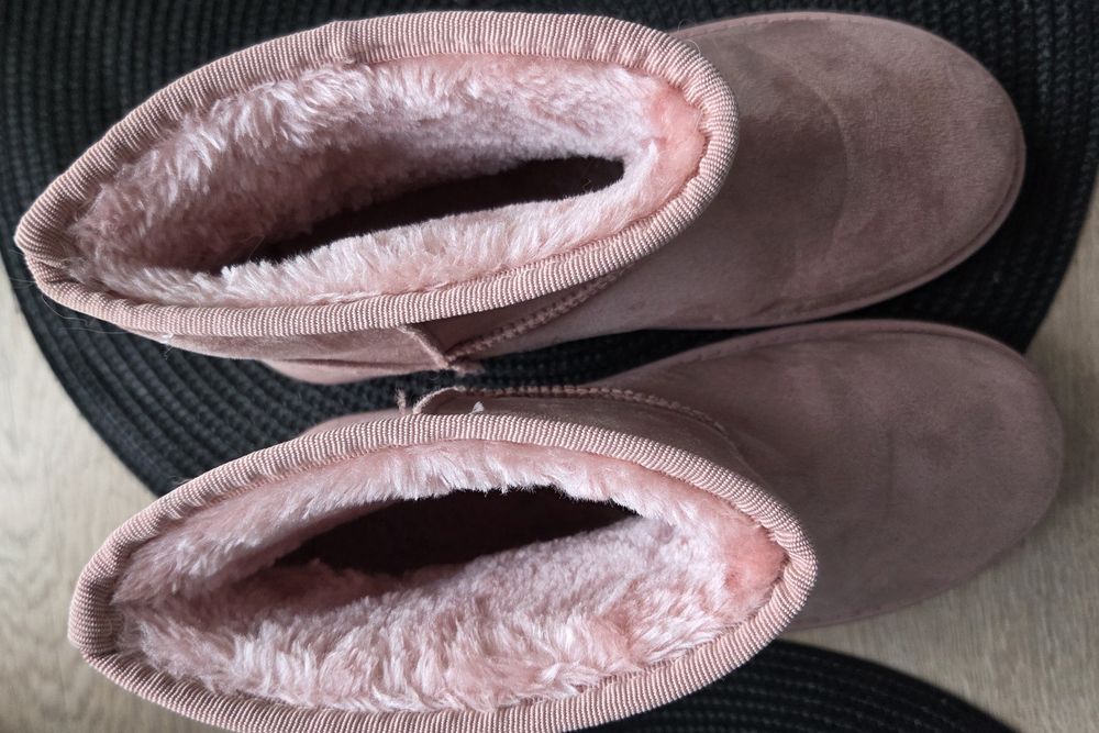 UGG Australia pudrowy róż botki roz 37