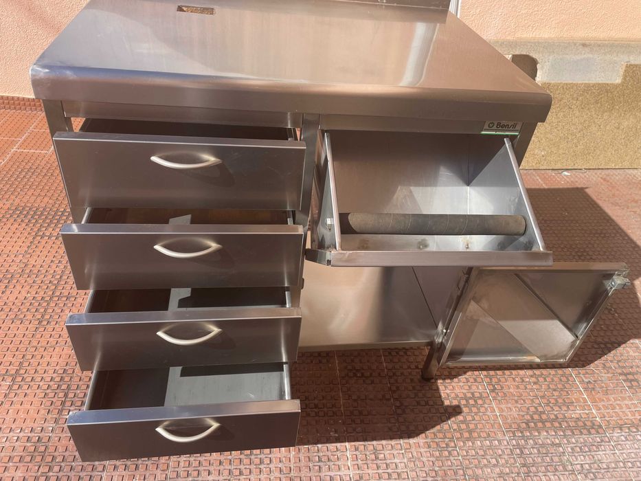 Bancada Inox para Máquina Café