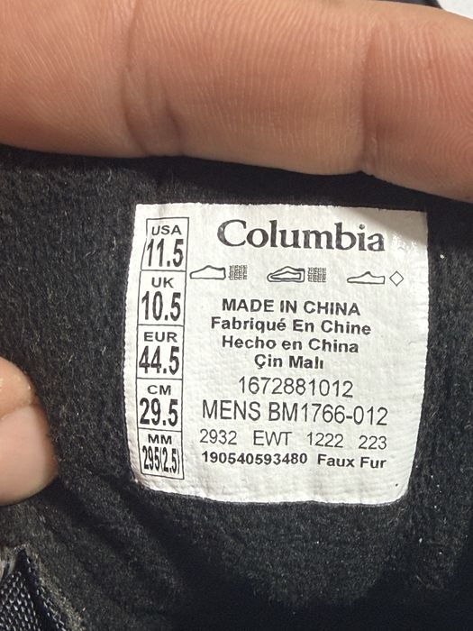Мужские Зимние Ботинки Columbia оргинал