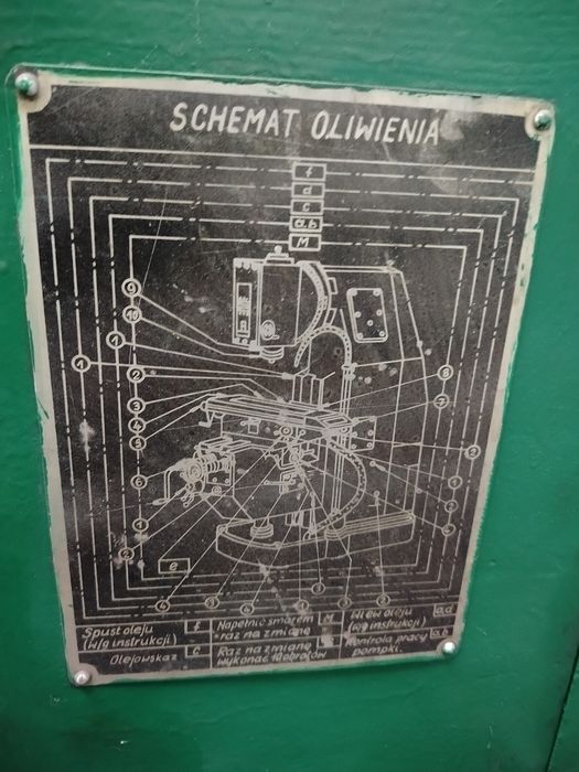 Frezarka uniwersalna do metalu | Stół 1250 × 270 mm | 380 V | Imadło