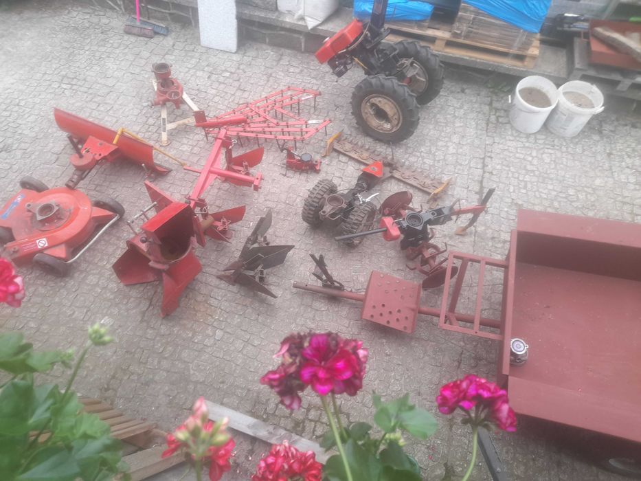 Terra Vari, dzik, traktorek, glebogryzarka- osprzęt