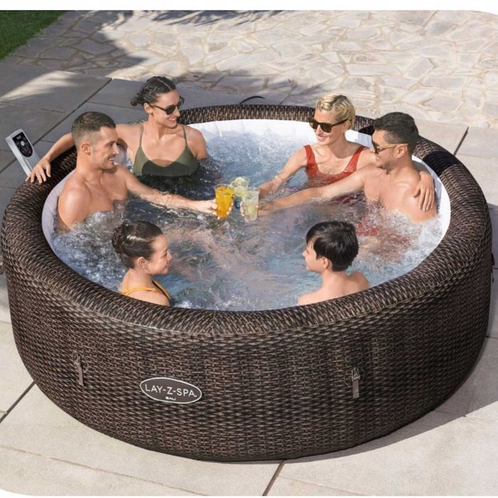 Basen z Hydromasażem Jacuzzi Dmuchane spa ogrodowe bestway 216x71cm 7os WIFI