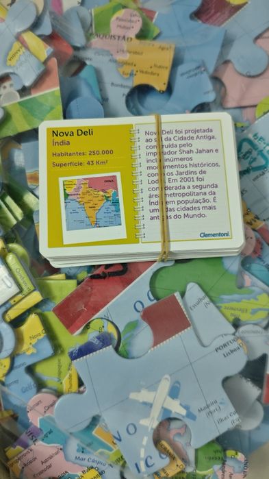 Jogo de Puzzle: Descoberta do Mundo- Clementoni