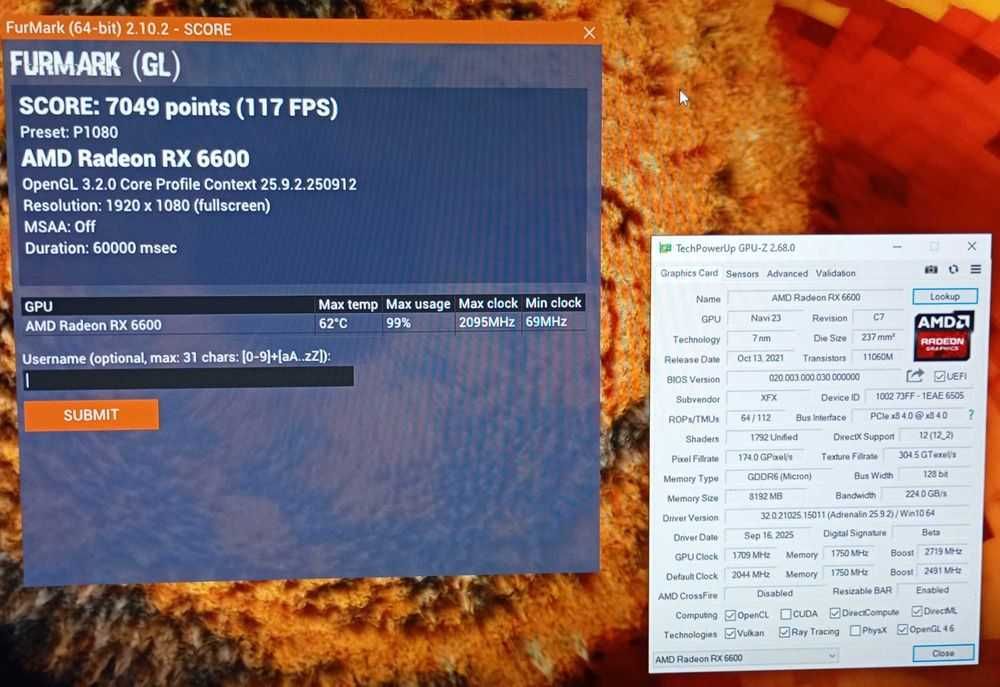 Відеокарта XFX Speedster SWFT 210 Radeon RX 6600