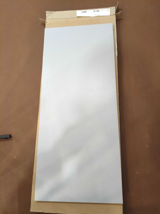 Półki do szafy szare zestaw 3 sztuki 98x42 cm komplet