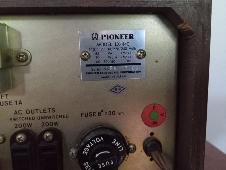 Pioneer LX-440 wzmacniacz amplituner vintage japan