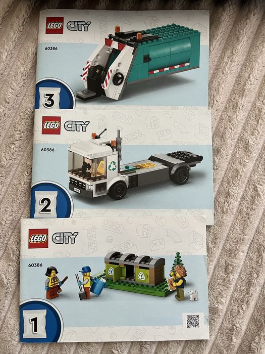 Конструктор Lego 60386 Сміттєпереробна вантажівка