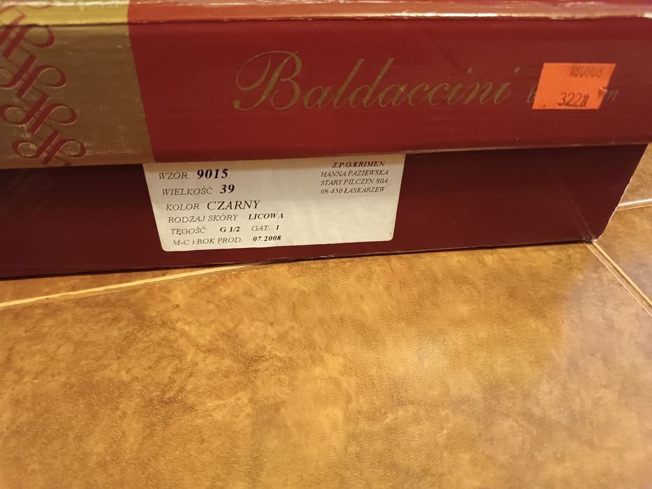 Buty zimowe z naturalnej skóry Baldaccini