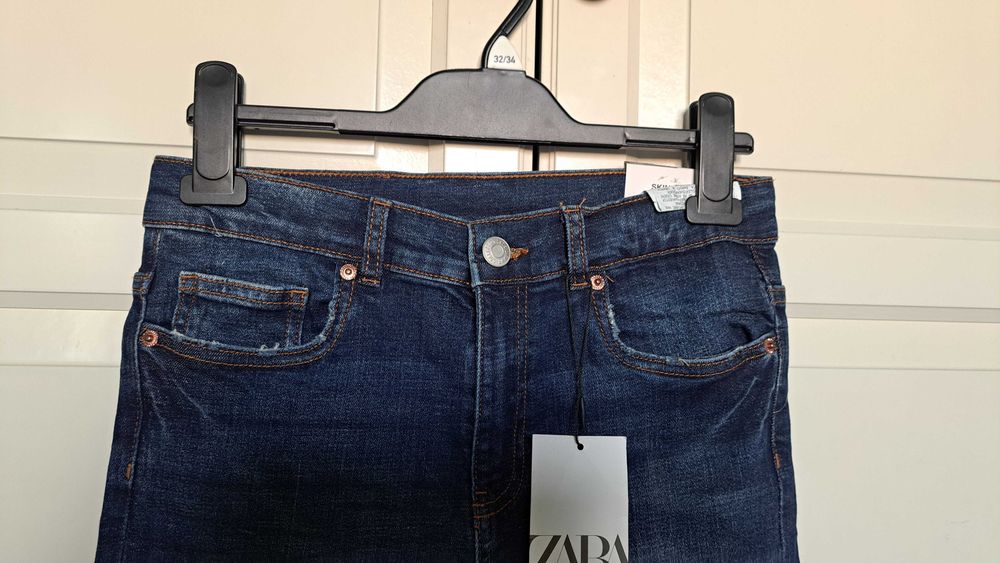 Zara spodnie jeansowe 158-164 nowe z metką.