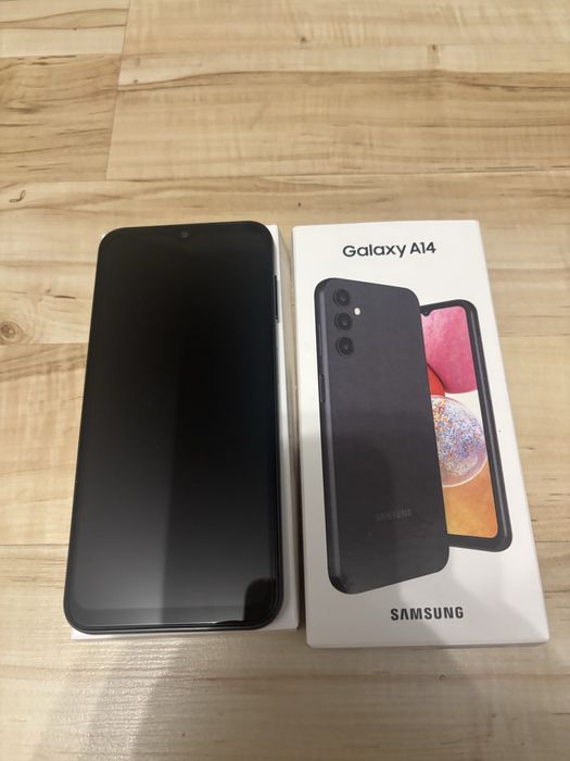 Samsung Galaxy A14 4G 4/64GB | Czarny | STAN IDEALNY |