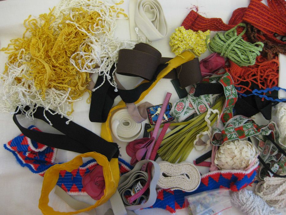 Тесьма молния шнурки кожа для шитья