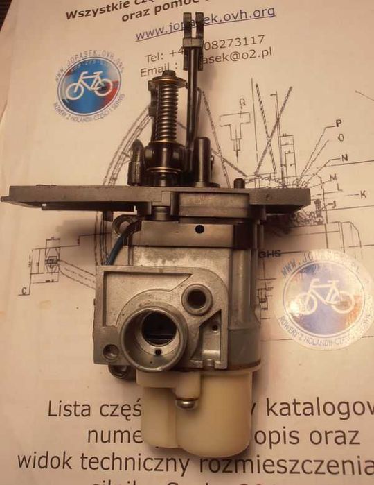 Gaźnik BING / TK do roweru z silnikiem SACHS 301 spartamet SAXONETTE