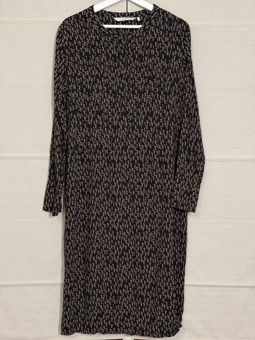 MIDI sukienka w kwiatuszki L