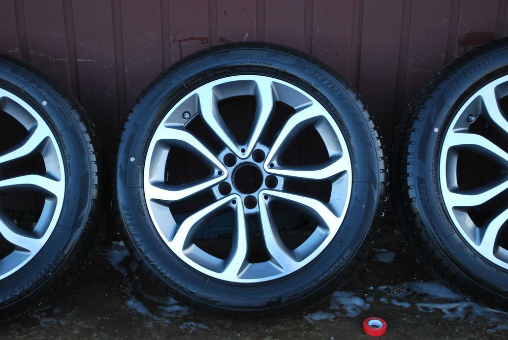 Koła 225 50 R17 5x112 Alufelgi + opony zima Mercedes C E TPMS ET48,5