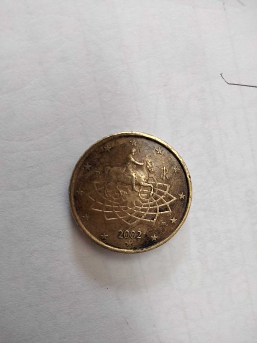 Moeda 50 cêntimos Itália