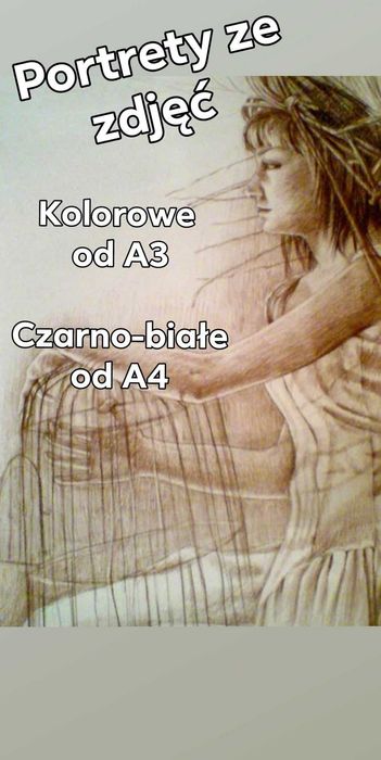 Portrety ze zdjęć, obrazy, rysunki, grafika
