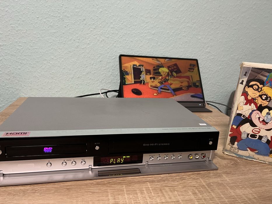 #1841 LG v192H magnetowid dvd combo vhs odtwarzacz