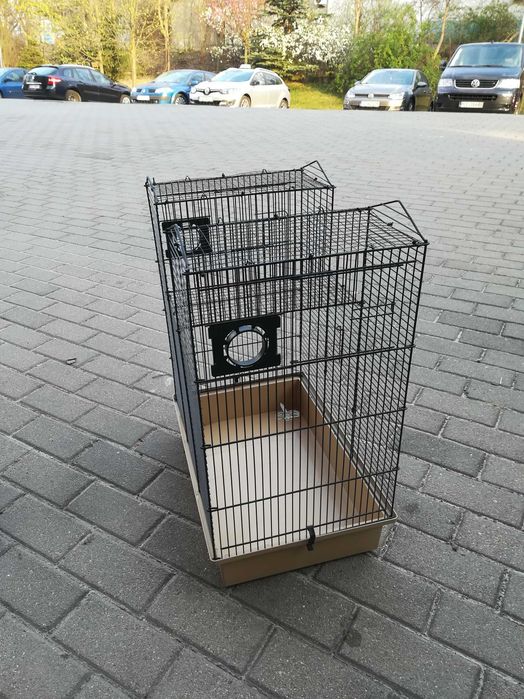Duża używana klatka dla ptaków