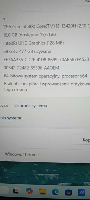 Laptop Asus nowy, Intel i5, gwarancja 2 lata