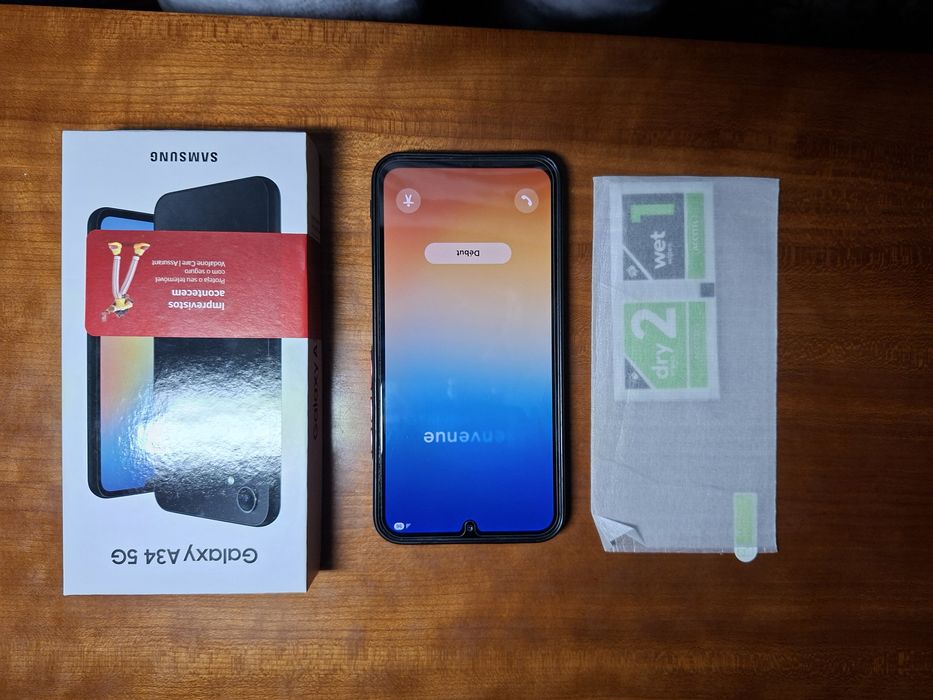 Samsung A34 5G, oferta de capa e película  1 ano e 2 meses garantia