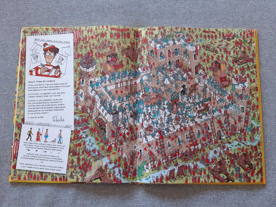 Livro "Oú est Charlie?" de Martin Handford