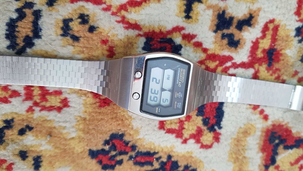 Relogio Seiko 0634 o primeiro cronógrafo digital do mundo