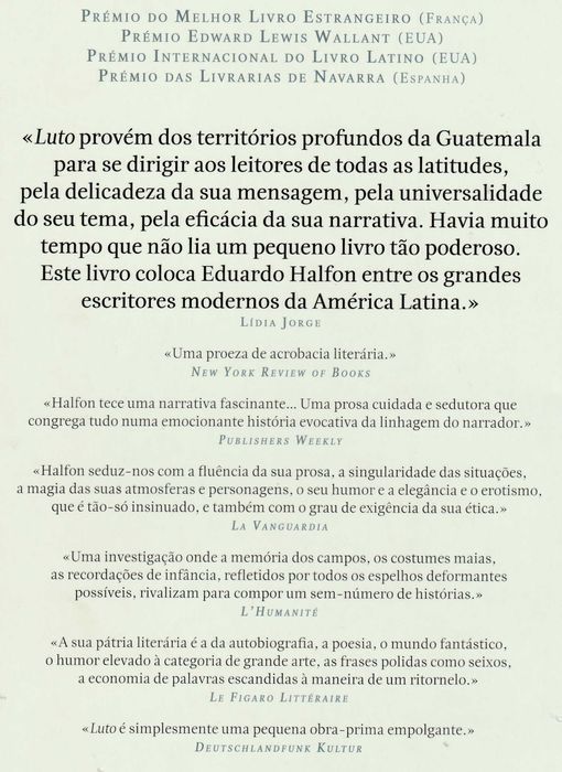Livro Luto de Eduardo Halfon [Portes Inc]