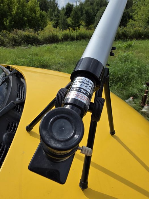 Teleskop astronomiczny Tele-Science 40/500 ze statywem i okularem 20 mm