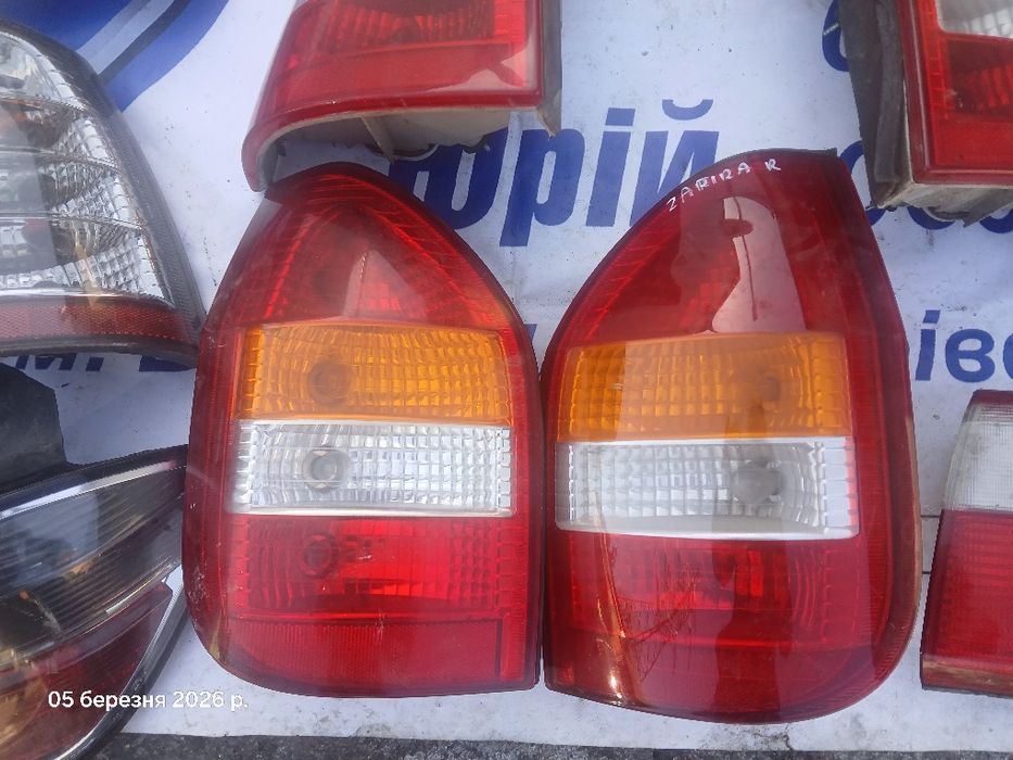 Фонарі фари задні опель астра седан зафіра  вектра меріва омега комбо