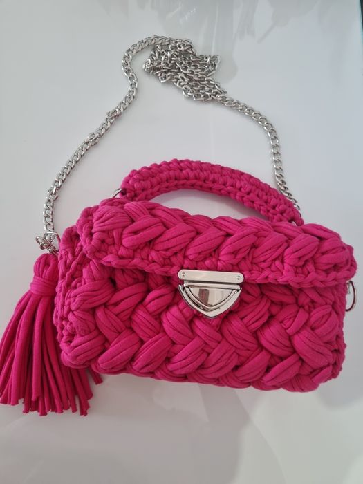 Torebka na szydełku handmade