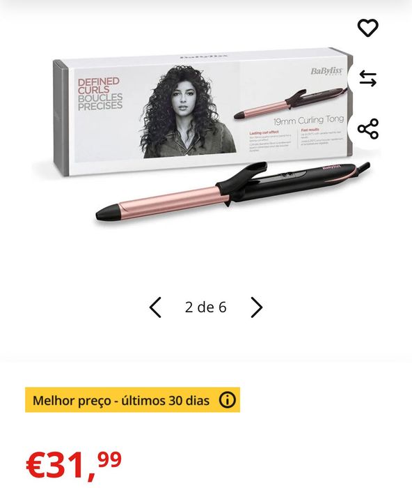 Baby liss para cachear