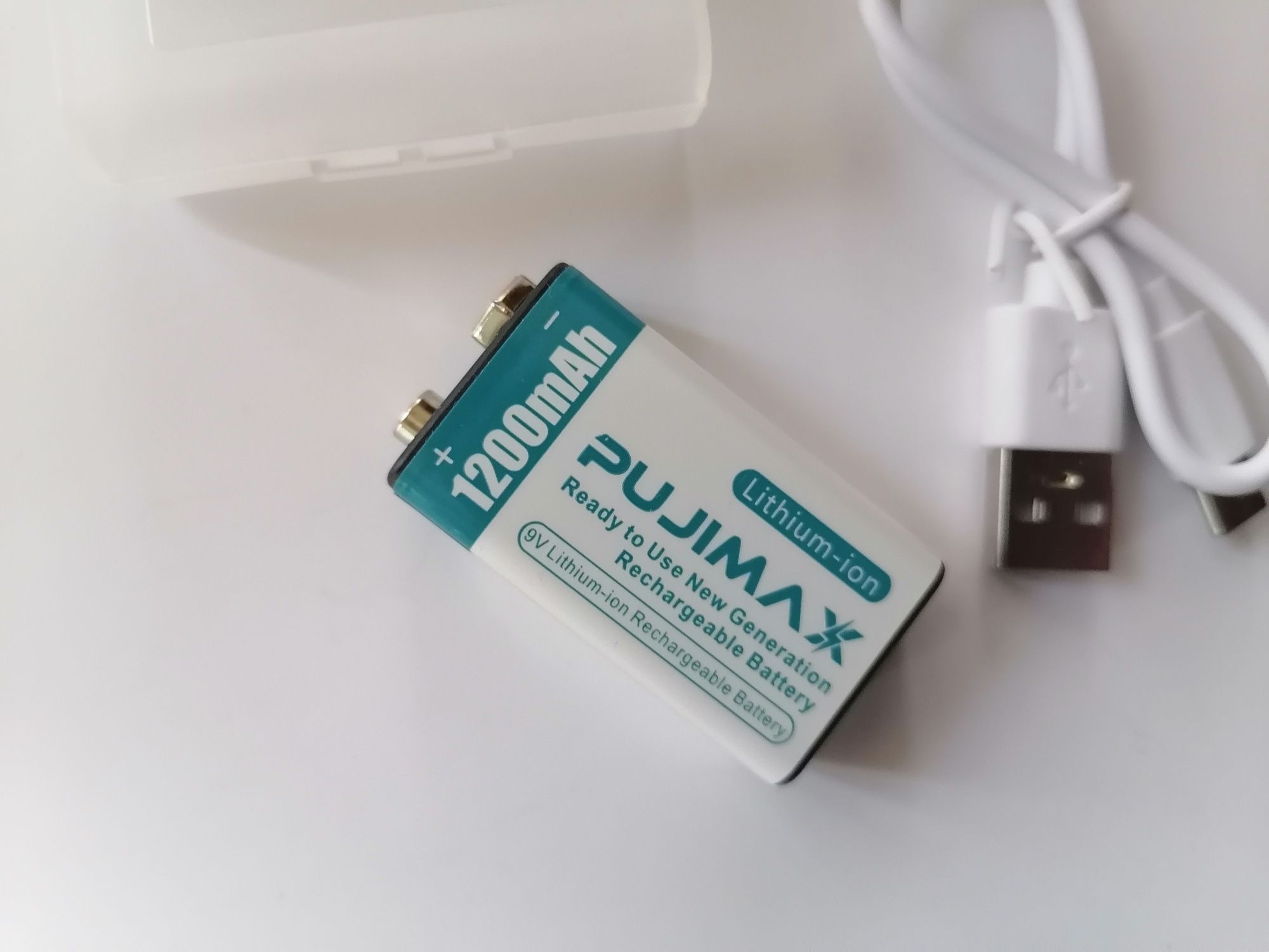 PUJIMAX Аккумулятор 1200 мА/h Крона 6F22 (CR-9V) 9 V, CR123A 3.7 V: 250 ...