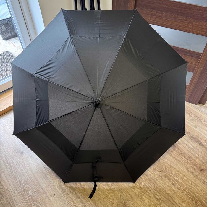 ZOMAKE Automatyczny otwierany duży parasol golfowy Czarny