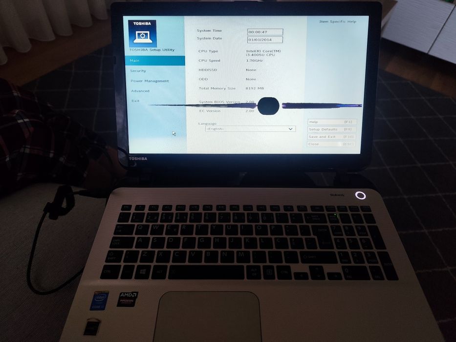 Portátil Toshiba Satellite L50