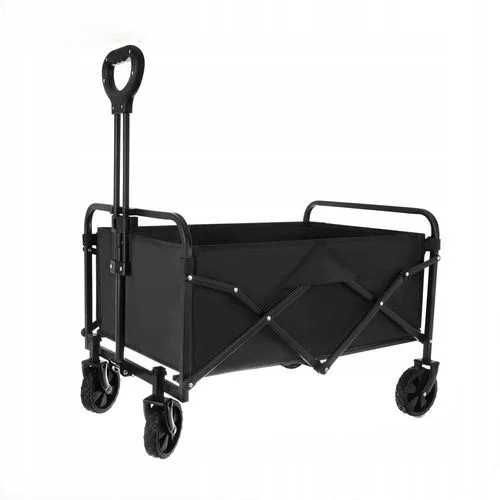 Wózek plażowy ogrodowy 90L składany 69x45x49 cm mocny do 100kg transportowy