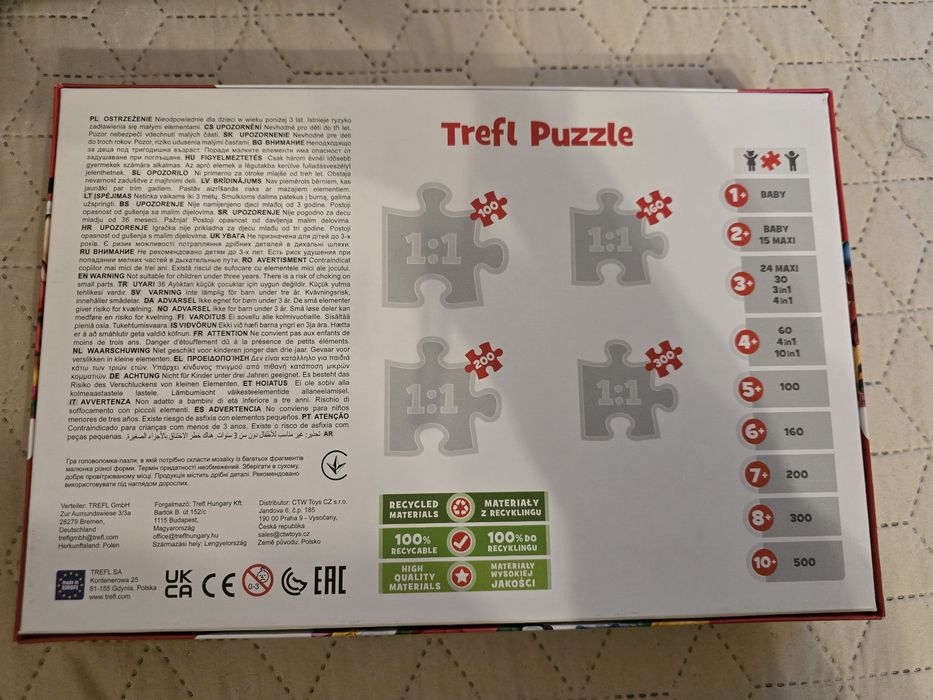 Nowe puzzle Disney z myszką Mike Mouse 100 puzzli