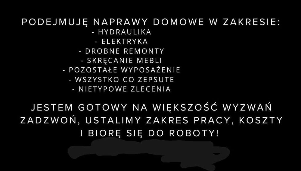 Serwisant złota rączka