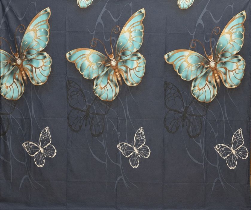 Komplet pościeli Granatowy w Motyle 160x200cm