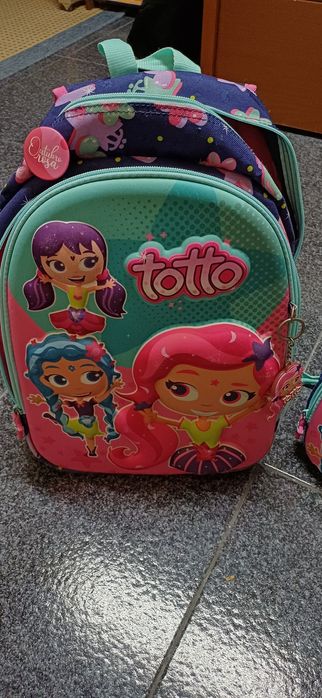 Mala escolar + Lancheira Totto