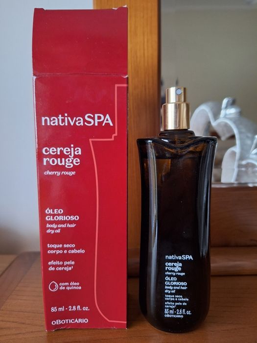 Óleo Glorioso Corpo e Cabelo 85ml Cereja Rouge Nativa Spa Boticário