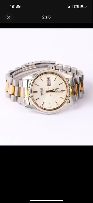 Zegarek Seiko bicolor