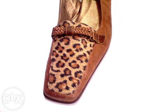 Nowe czółenka panterka 40 / 25 cm