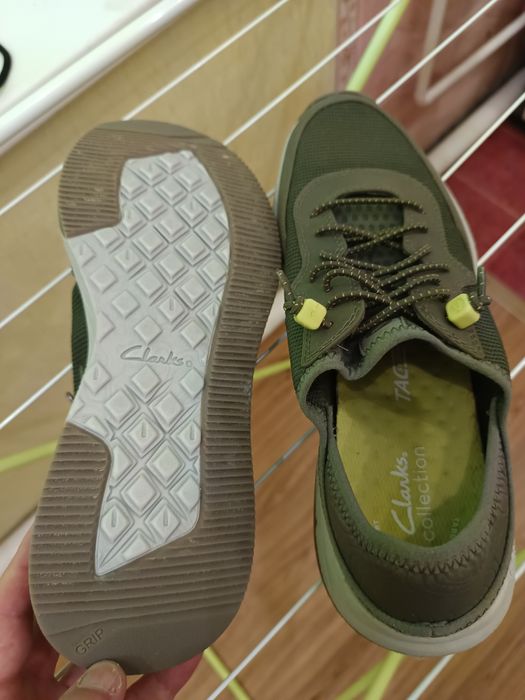 Кроссовки Clarks,Хаки, Англия, спорт/прогулки, размер 42.