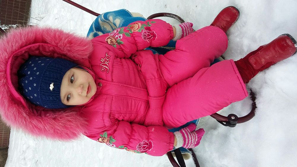 Зимний костюм на девочку