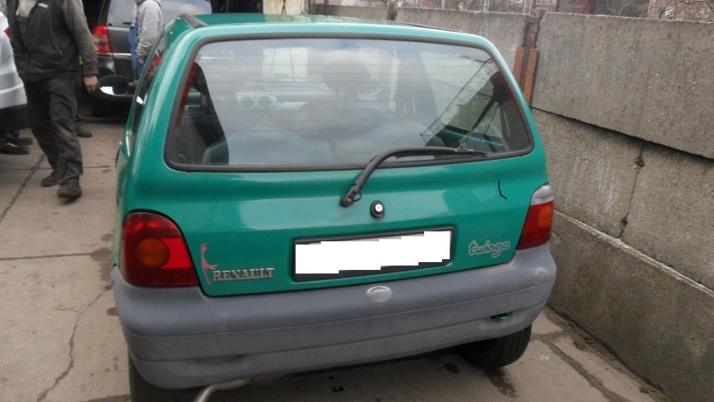 Renault Twingo,1,2 benzyna,kolor zielony,