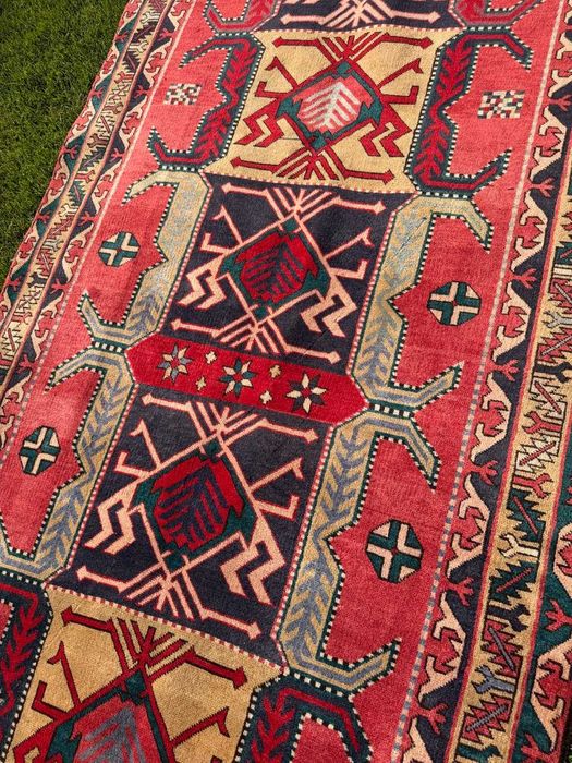 Nowy Chodnik Dywan Perski Wełniany Iran Hamadan / Kazak 325x140 gal. 11 tyś