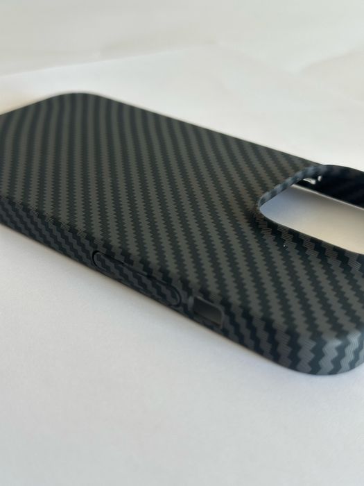 Карбоновий Чохол на iPhone 14 Pro —, якісний, чорний