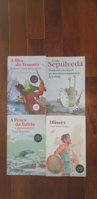 Vendo estes livros de leitura obrigatória e um livro de actividades